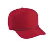 Poplin Leather Strap Golf Cap